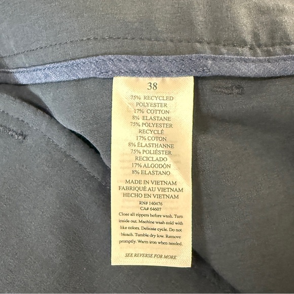 Faherty Men’s All Day 9” Shorts | Dark Blue Nights | Size 38” - Picture 8 of 8